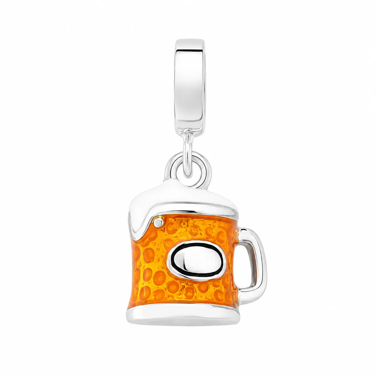 Berloque Pingente Caneca Chopp Prata 925 Legítima