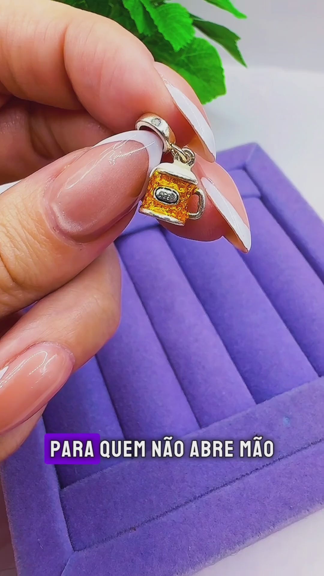 Berloque Pingente Caneca Chopp Prata 925 Legítima